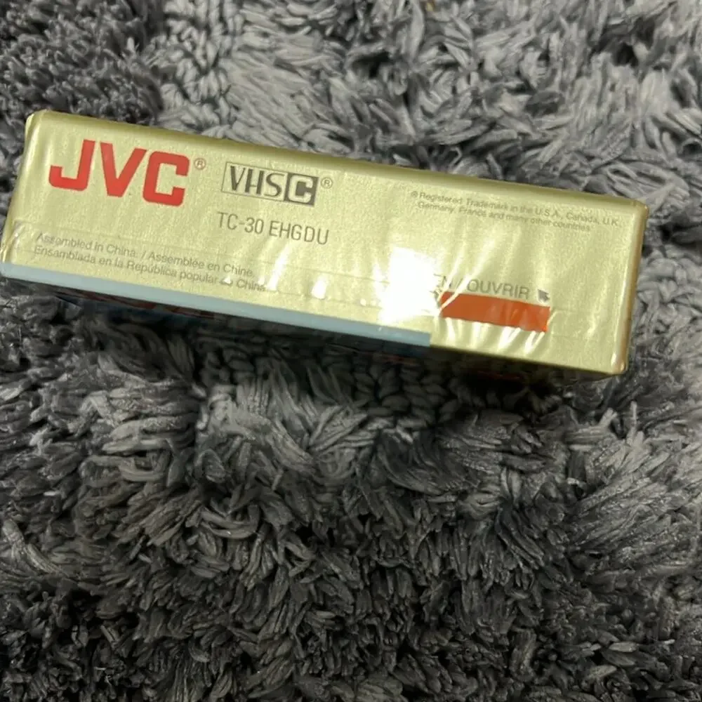 JVC VHS EHG hi-fi compact VHS 30 to 90 minutes blank new factory sealed